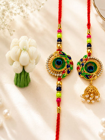 Bhaiya Bhabhi Rakhi with Candle