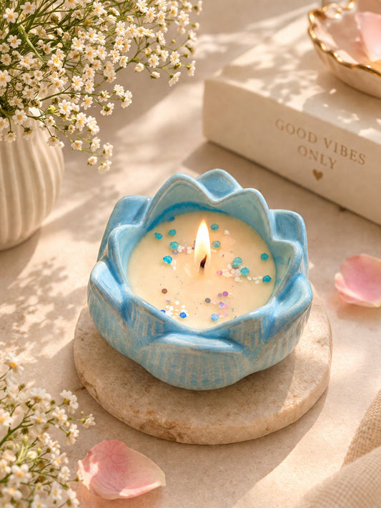 Lotus Candle