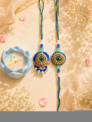 Bhaiya Bhabhi Rakhi with Candle