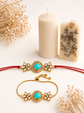 Bhaiya Bhabhi Rakhi With Candle