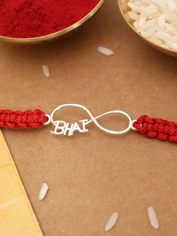 925 Silver Infinity Bracelet Rakhi