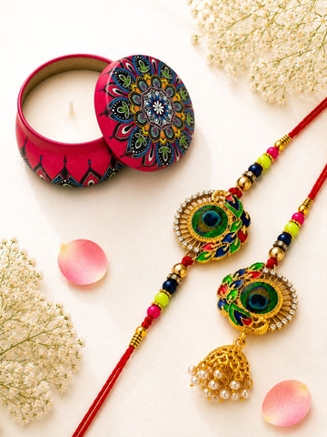 Bhaiya Bhabhi Rakhi with Candle