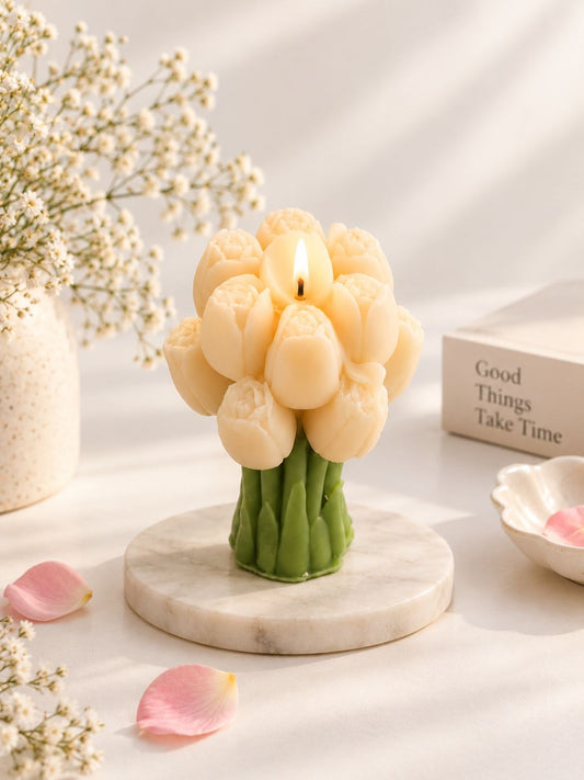 Flower Bouquet Candle