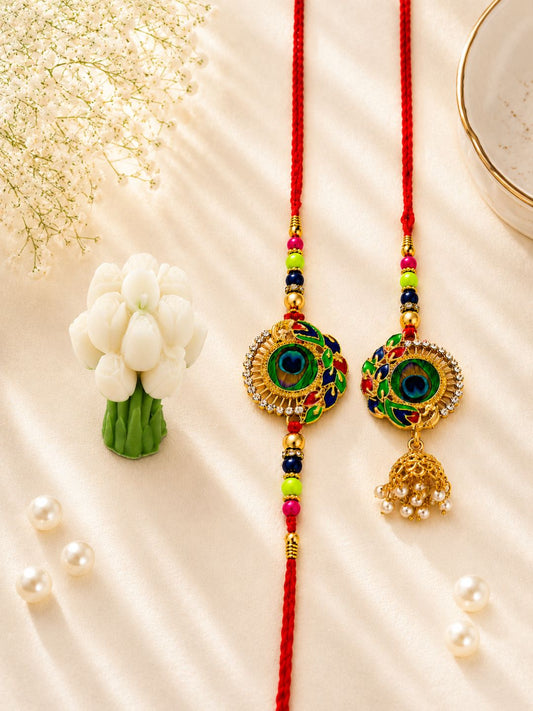 Bhaiya Bhabhi Rakhi with Candle