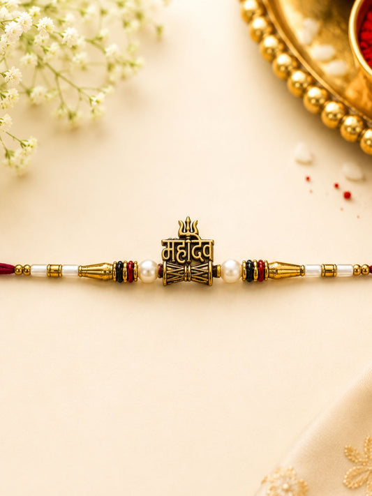 Premium Mahadev Designer Rakhi for Brother