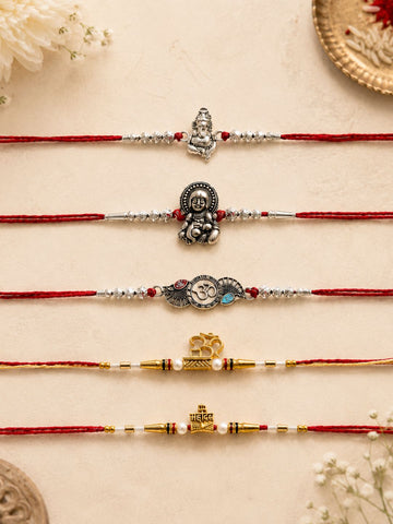 Set of 5 Rakhi Set