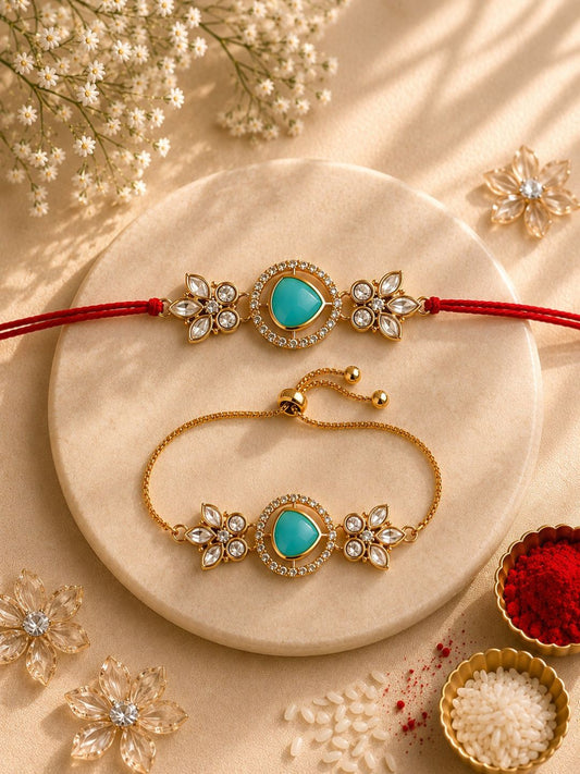 Bhaiya Bhabhi Rakhi With Candle & Chocolate