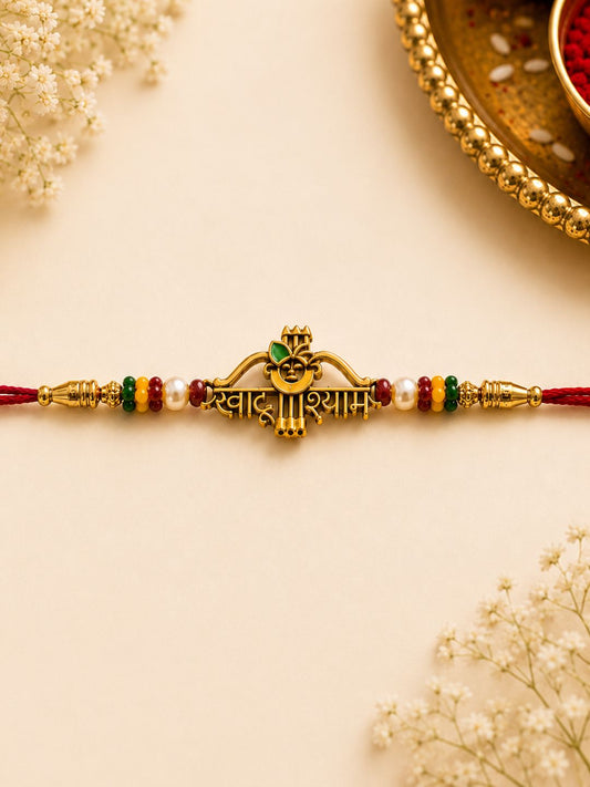 Premium Khatu Shyam Ji Designer Rakhi for Brother