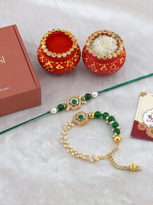 Bhaiya Bhabhi Rakhi Gift Set