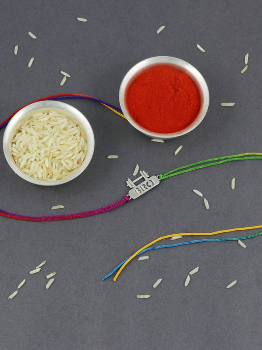 925 Silver Gym Bro Rakhi