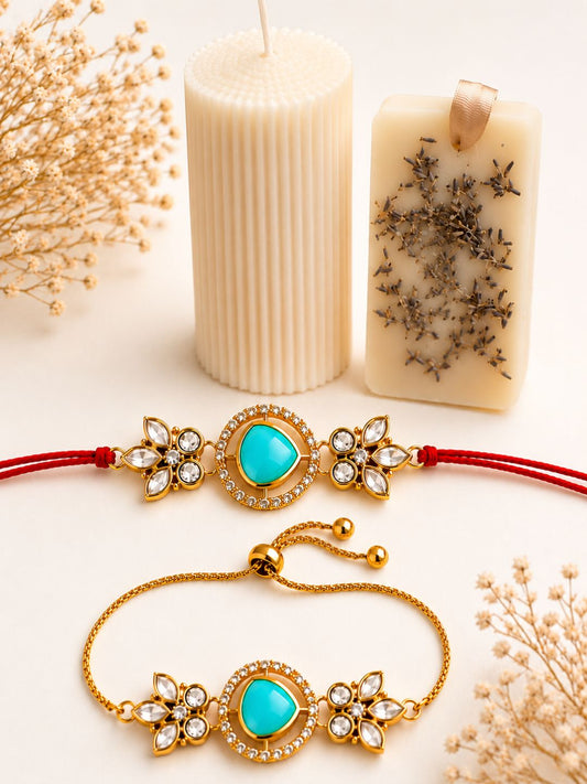 Bhaiya Bhabhi Rakhi With Candle