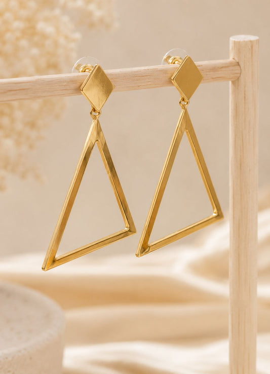 Demifine Geometric Drop Earrings