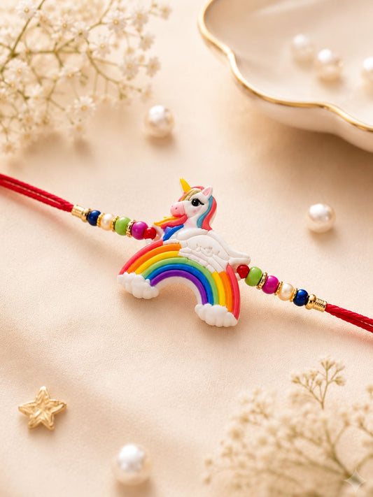 Designer Unicorn Guitar Rakhi