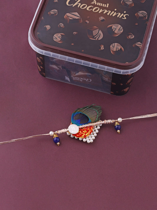 925 Rakhi Gift Set with Chocolates