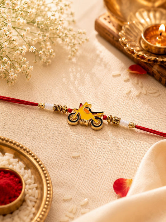 Designer Bike Guitar Rakhi