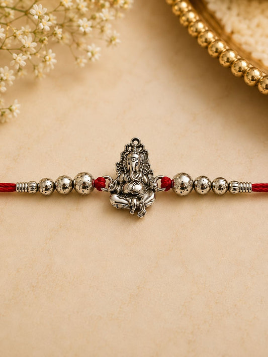 Premium Ganesh Designer Rakhi for Brother
