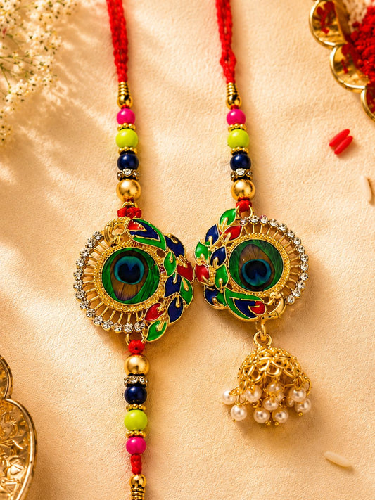 Bhaiya Bhabhi Rakhi with Candle