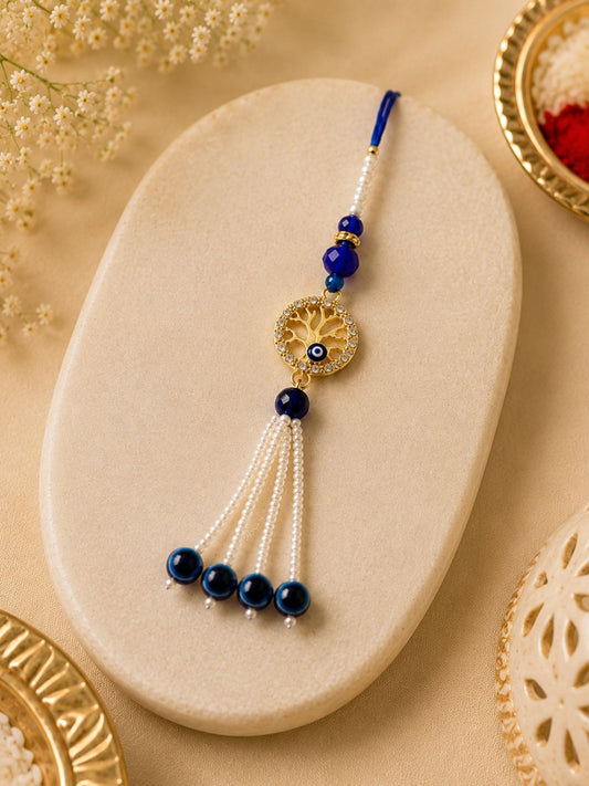 Evil Eye Bhaiya Bhabhi Rakhi Set