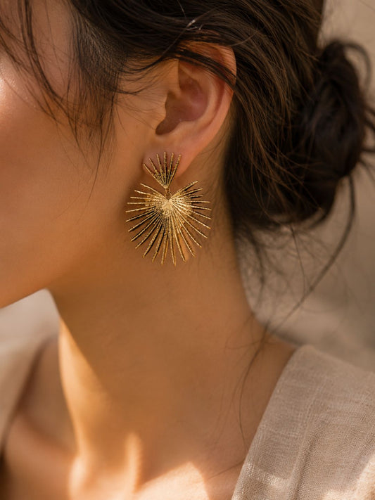 Demifine Sun Drop Earrings