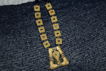 Gold Plated Statement Necklace