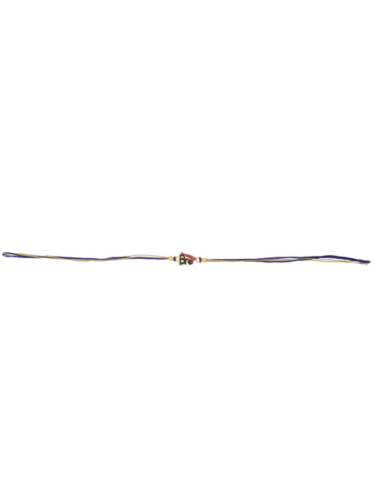 Set of 2 Cricket Helmet and Bat Rakhi For Kids