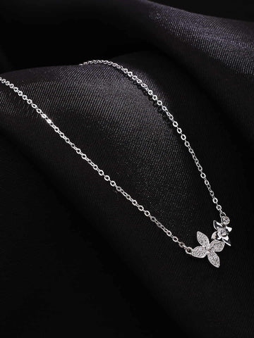 925 Sterling Silver CZ Necklace
