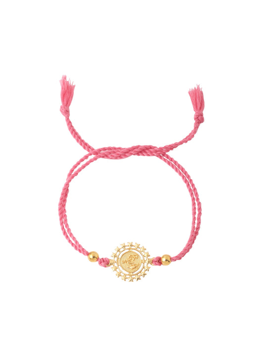 Gold-Plated Star Badge Rakhi For Kids