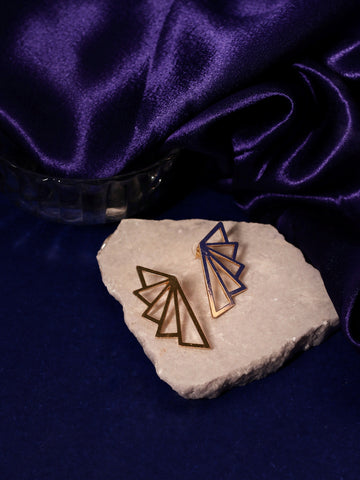 Gold Plated Western Butterfly Earring