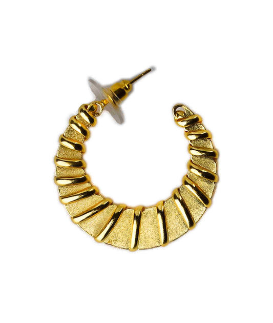 Gold Plated Hoop Earrings for Women