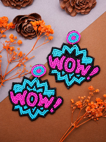 Handmade Wow Dangler Earring