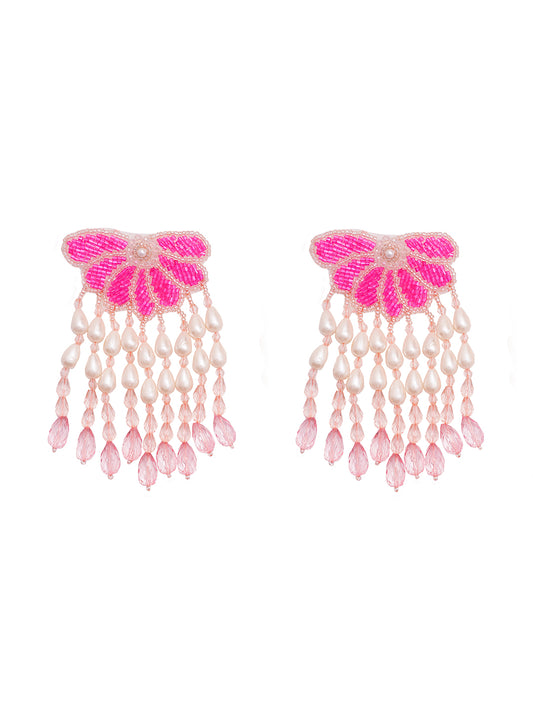 Handmade Butterfly Pearl Earrings