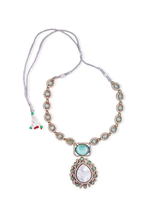 Gold Plated Kundan Set For Women