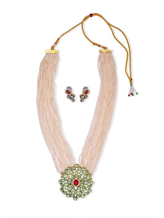 Gold Plated Necklace Set For Wedding