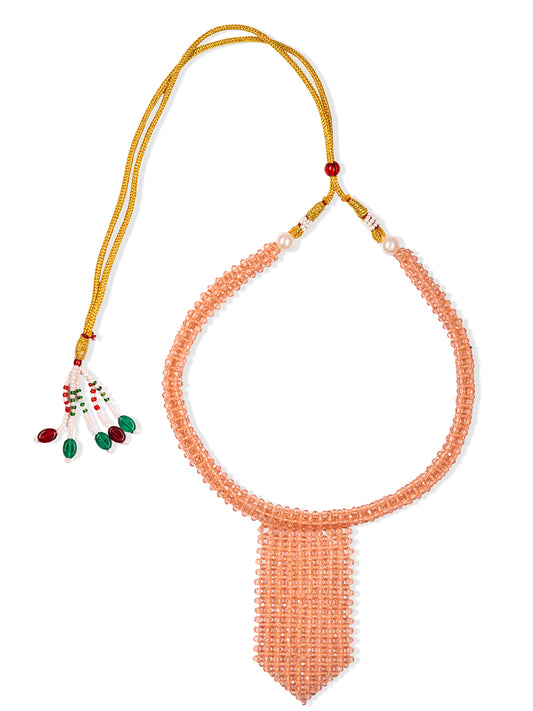 Orange Necklace For Girls