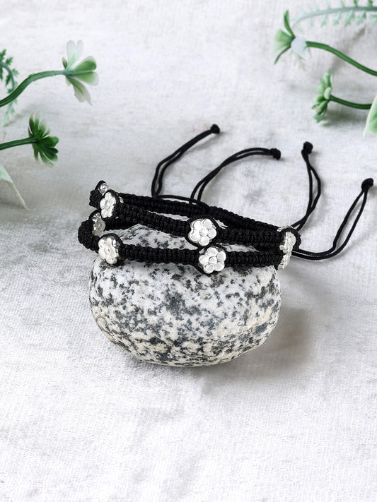 925 Silver Flower Anklet