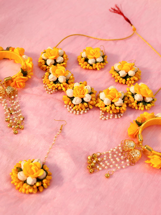 Yellow Haldi Bridal Jewellery Set
