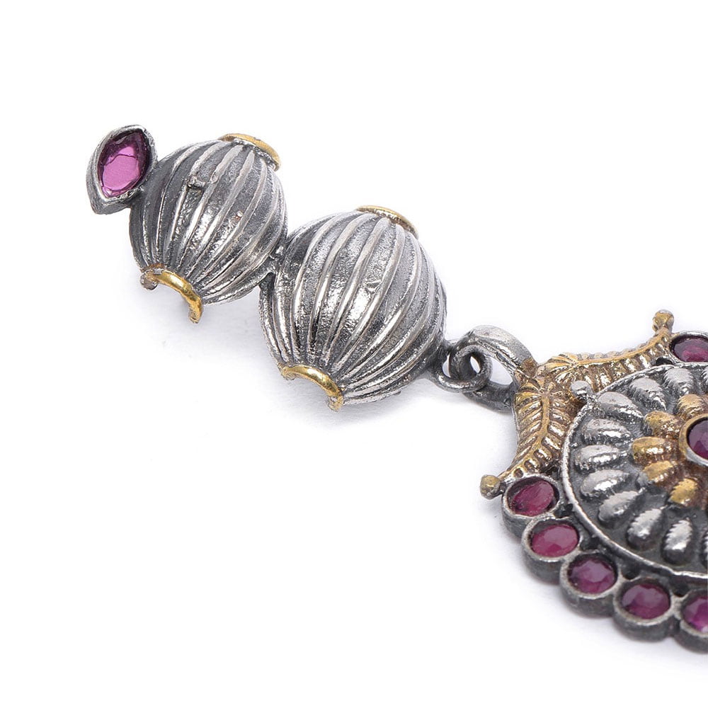 dual-tone-stone-earring-pink-viraasi