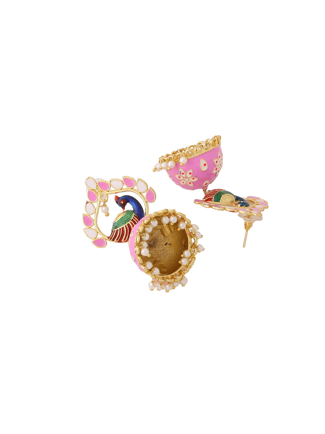 peacock-shape-meenakari-earrings-for-women-viraasi
