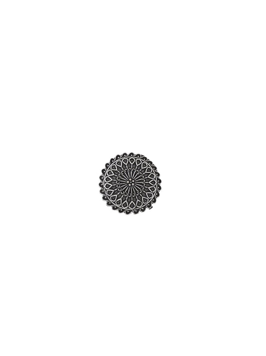 Round Shape Oxidised Ring For Women