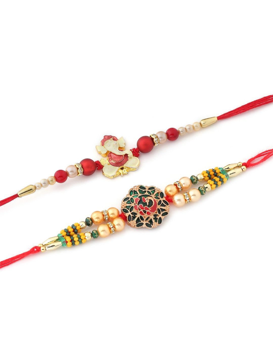 Set of 2 Multi-Color Rakhi For Brother-Viraasi