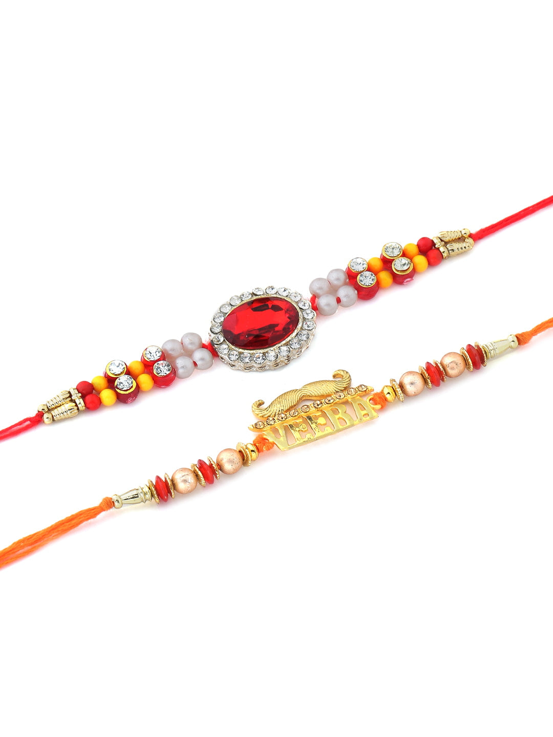 Set of 2 Rakhi for Bhai-Viraasi