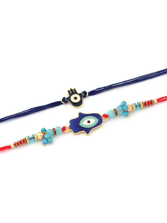 Set of 2 Evil Eye Rakhi for Brother-Viraasi