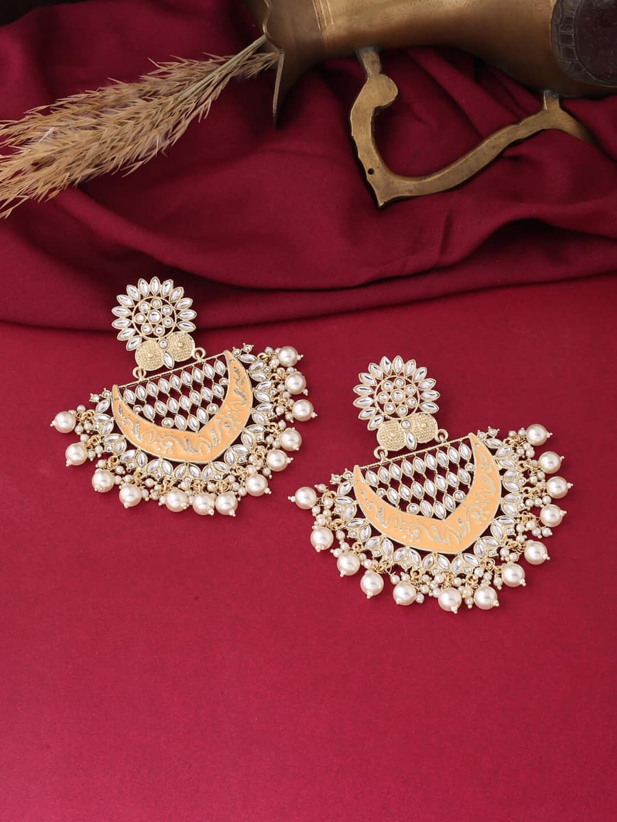 stylish-dangler-earring-for-women-peach-viraasi