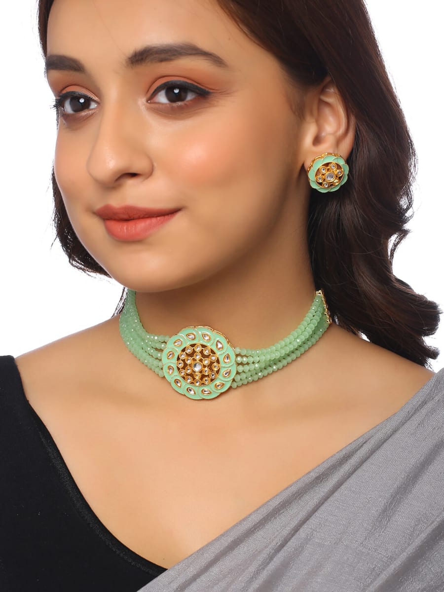 stunning-kundan-choker-necklace-set-viraasi