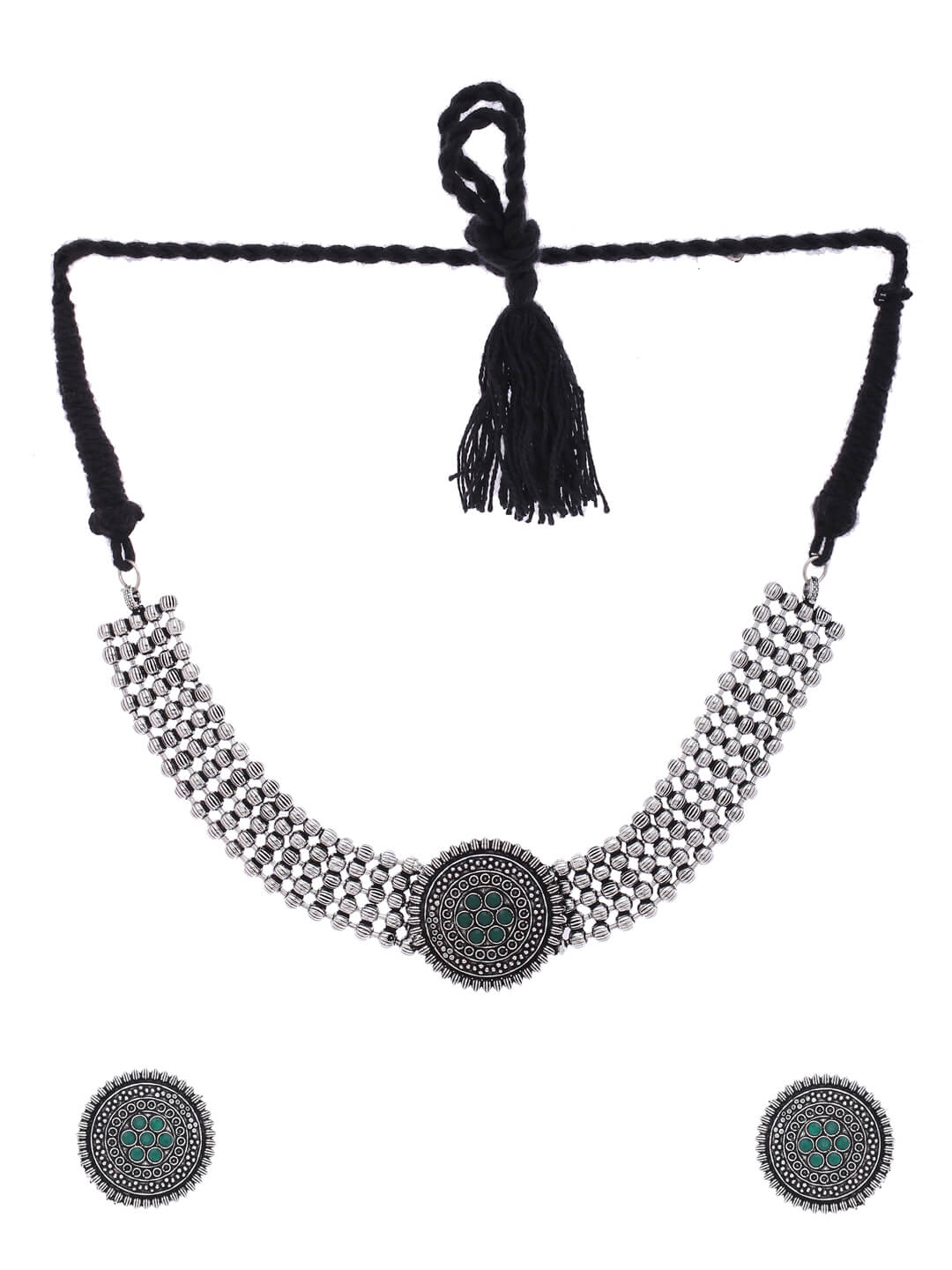 oxidized-choker-necklace-set-viraasi