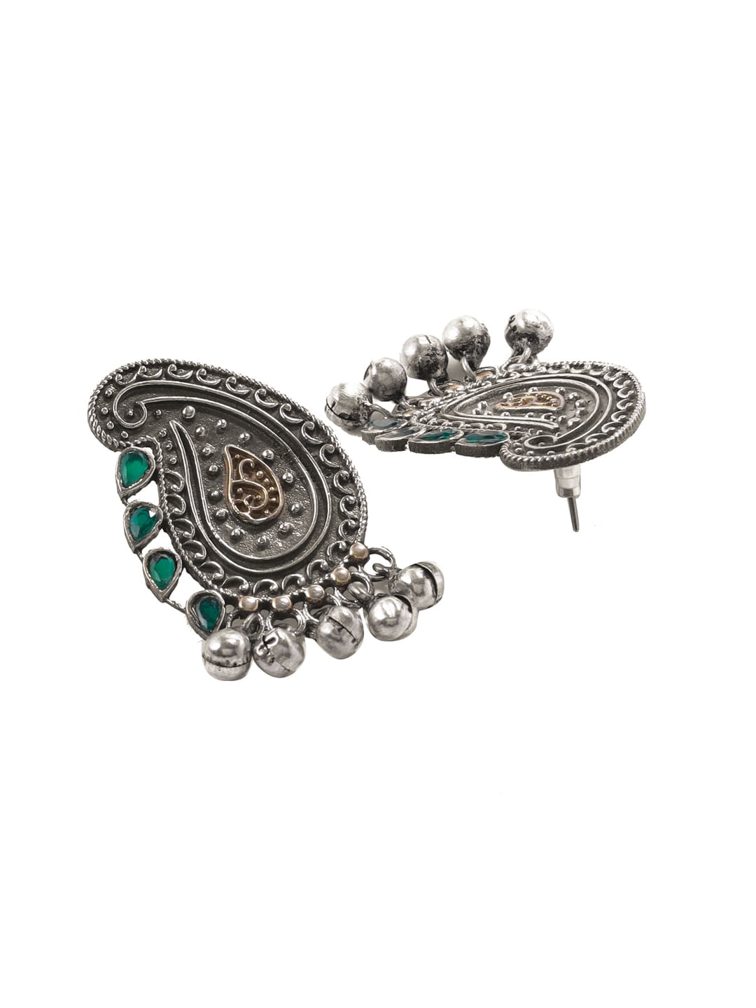mango-shape-dual-tone-small-earrings-viraasi