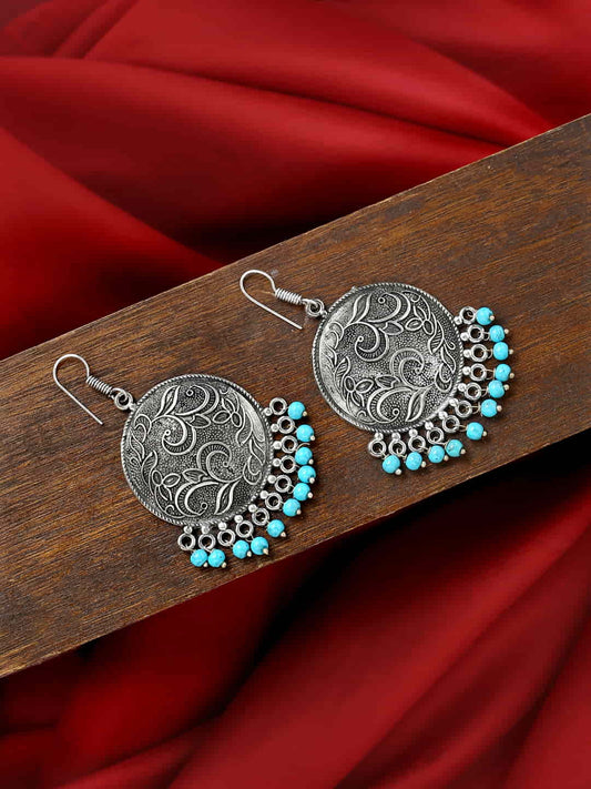 oxidized-pearl-charm-hanging-dangler-earring-for-girls-viraasi