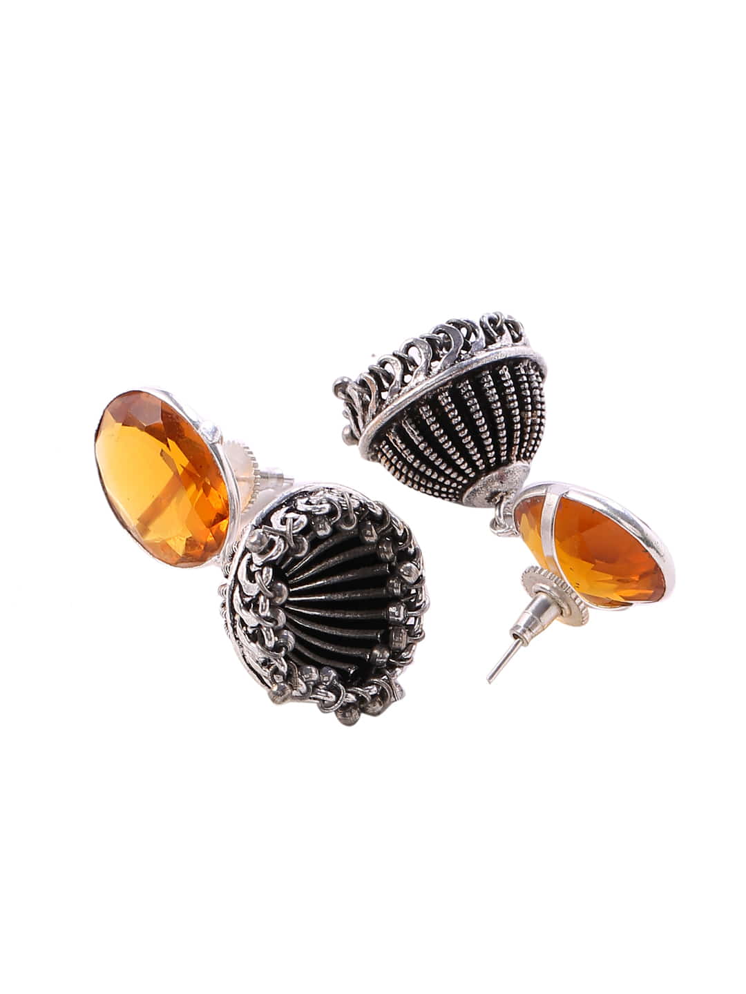 oxidized-studded-jhumka-earring-for-women-and-girls-viraasi