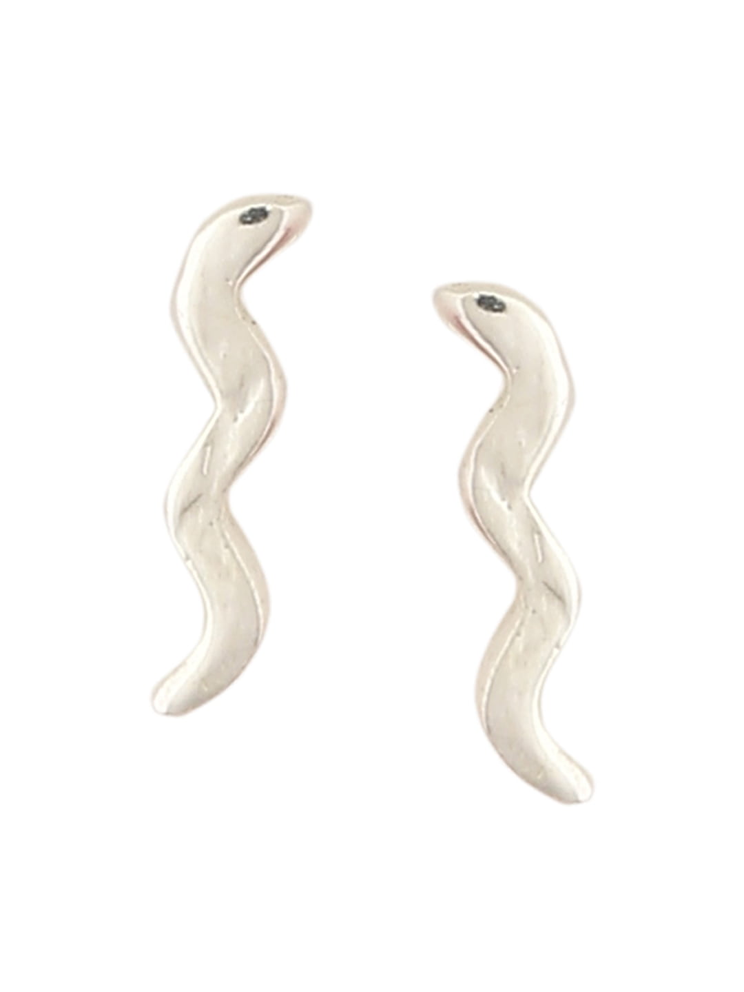 silver-plated-snake-design-minimal-earring-viraasi