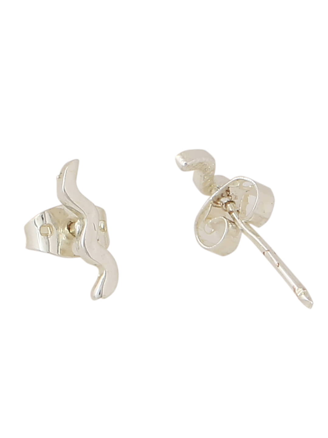 silver-plated-snake-design-minimal-earring-viraasi